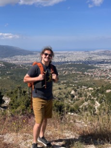 Evan at Mt. Penteliki in Athens, Greece